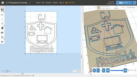 CJ Fitzpatrick Family Chrest