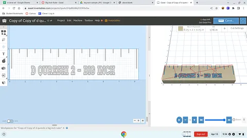 Copy of Copy of d qureshi 2 big inch ruler