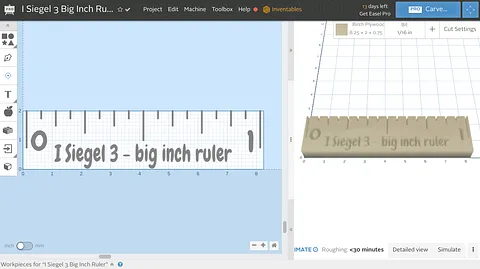 I Siegel 3 Big Inch Ruler