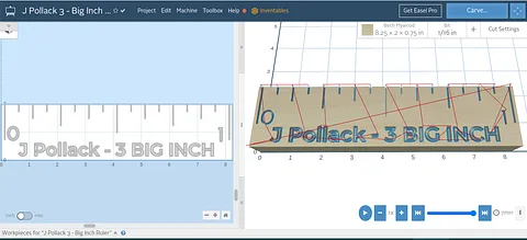 J Pollack 3 - Big Inch Ruler