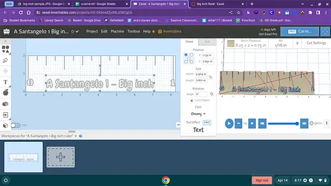 A Santangelo 1 Big inch ruler