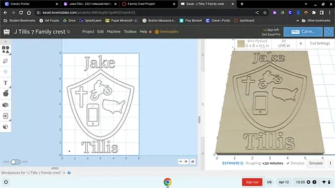 J Tillis 7 Family crest