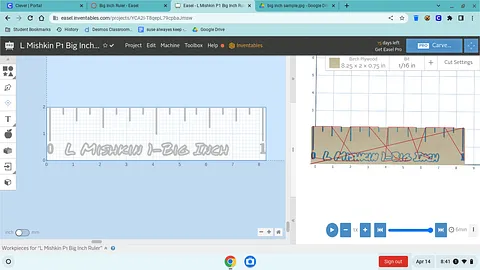 L Mishkin P1 Big Inch Ruler