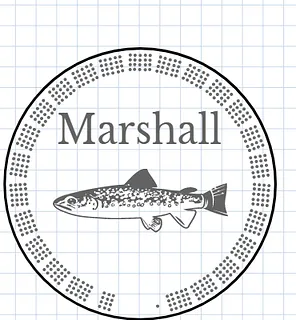 trout cribbage board