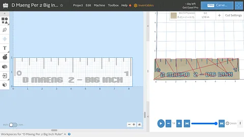 D Maeng Per 2 Big Inch Ruler