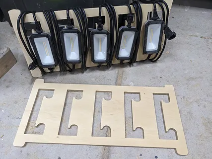 Cord reel for Husky light string