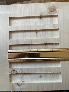 7 x 1.25 Leather Bookmark Jig for laser