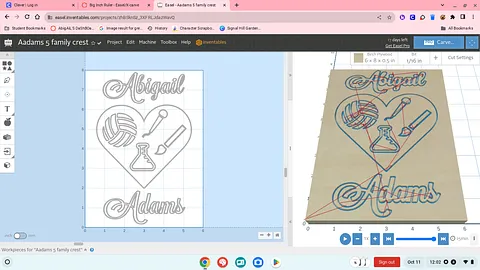 Aadams 5 family crest