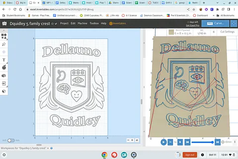 Dquidley 5 family crest