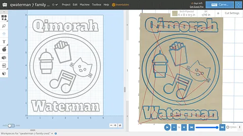 qwaterman 7 family crest