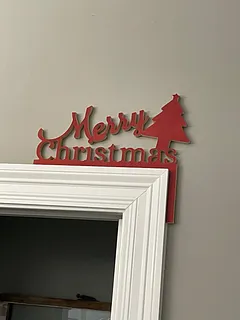 Door Corner Ornament - Merry Christmas