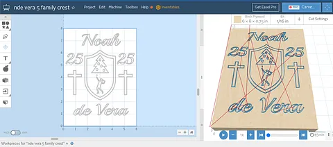 nde vera 5 family crest