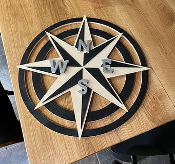 compass for bedroom wall