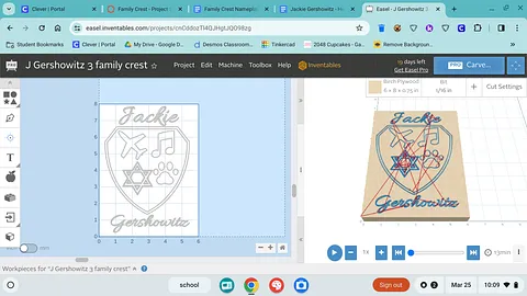 J Gershowitz 3 family crest