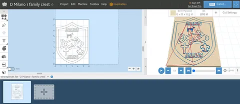 D Milano 1 family crest