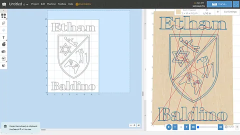 E Baldino P3 family crest