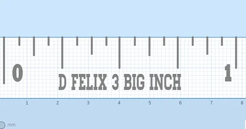 D felix 3 Big Inch