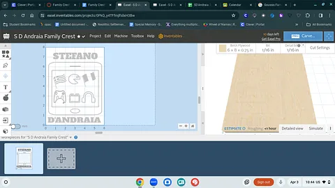 S D Andraia Family Crest