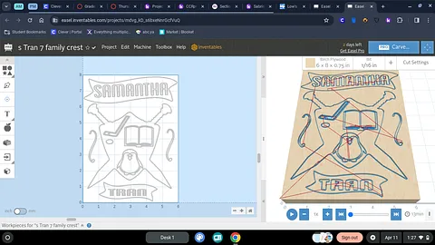 s Tran 7 family crest