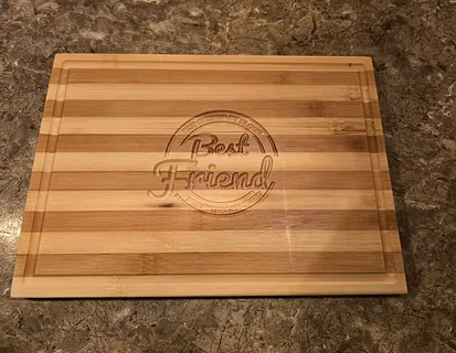 Cutting Board Template - Best Friend