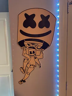 Marshmello - Fortnite - wall decor