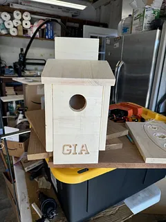 Basic Birdhouse with name