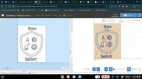 B Neblett 7 family crest