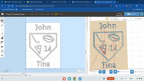 J Tina 7 Family Crest