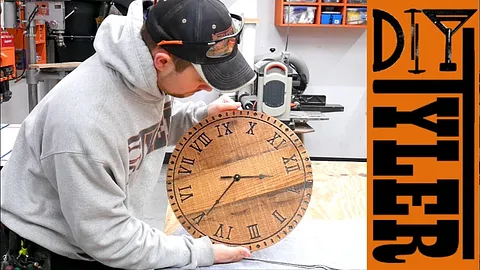 GIANT Roman Numeral Clock