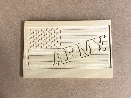 American Flag (Army) (8x5in Flag)
