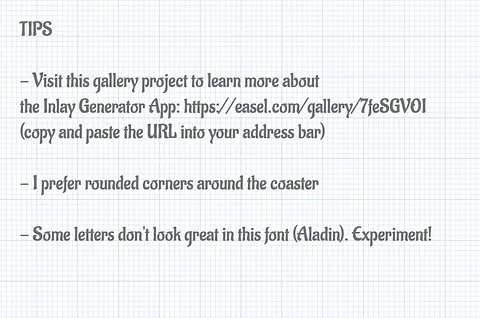 Simple Inlay Coaster