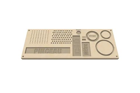 plateau rangement cnc