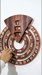 Wooden Perpetual Calendar TTC4050
