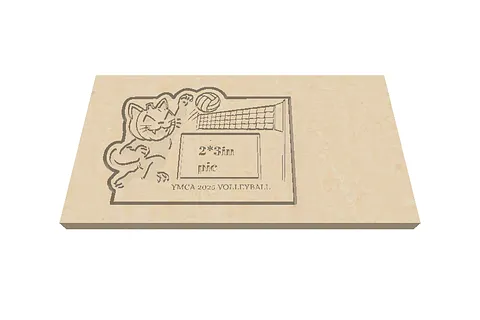 volleyball award plaque