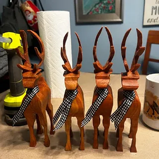 bandsaw reindeer template