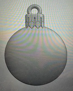 3.5in Blank Ornament