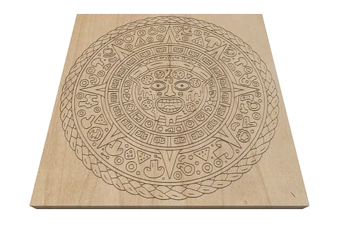Pizza Aztec Calendar