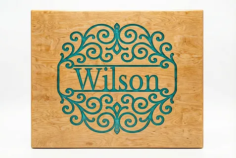 Wilson royal monogram