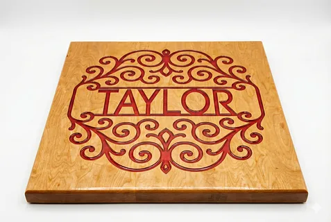 Taylor royal monogram engraved Code Pro 