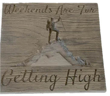 Weekends Mountain Sign