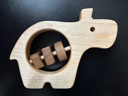 Hippo Baby Rattle