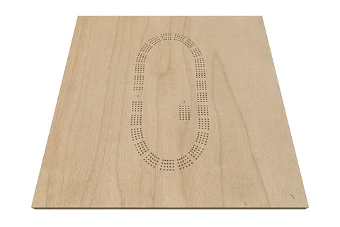 Cribbage Blank Template