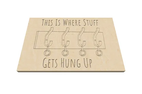 This is where stuff gets hung up