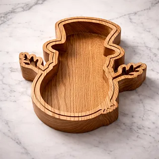 snowman dish