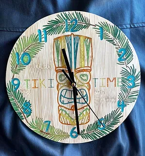Tiki Time Clock